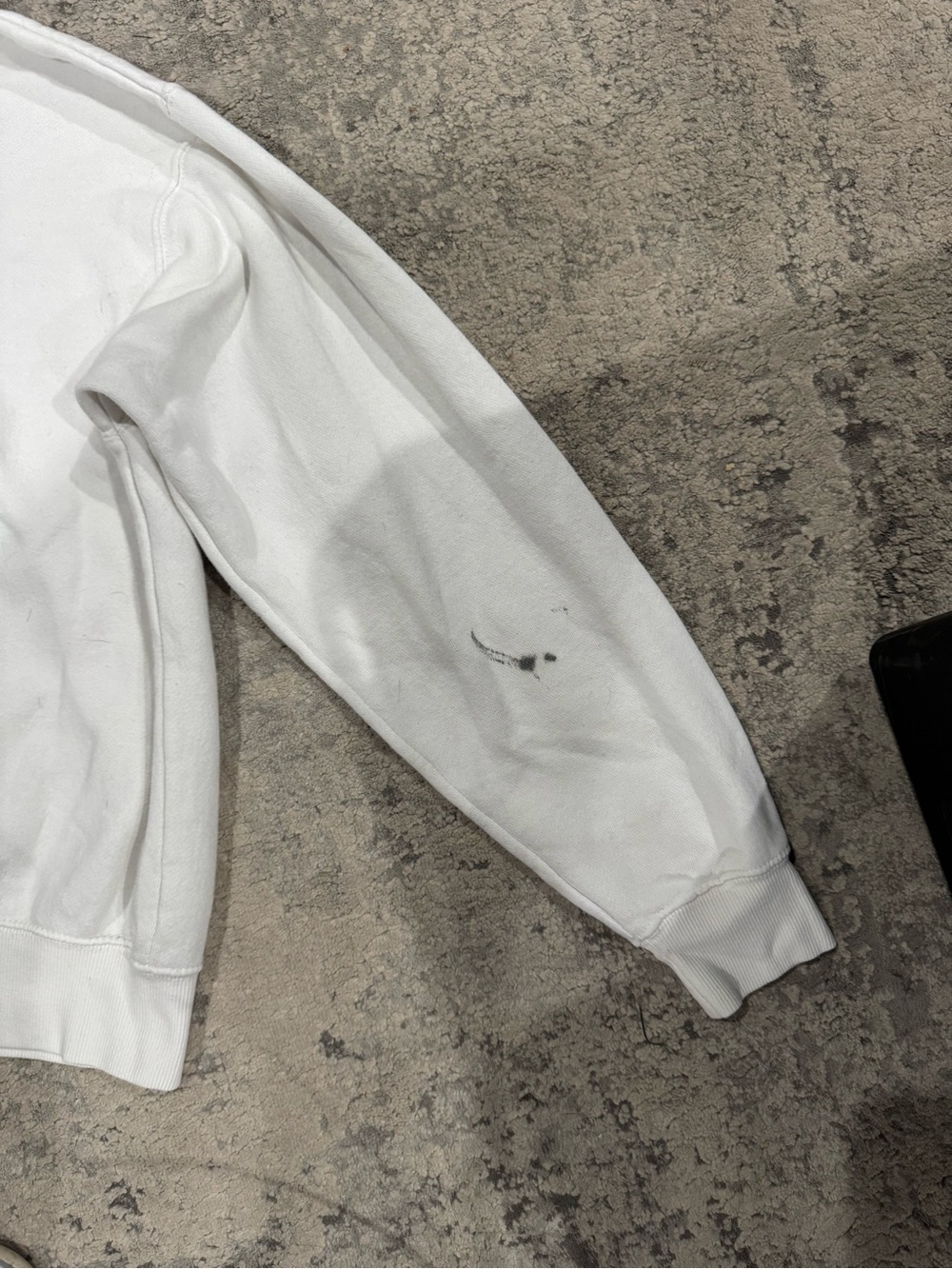 J Galt White Sweatshirt with Navy USA Graphic - Picture 7 of 8